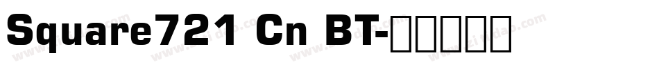 Square721 Cn BT字体转换
